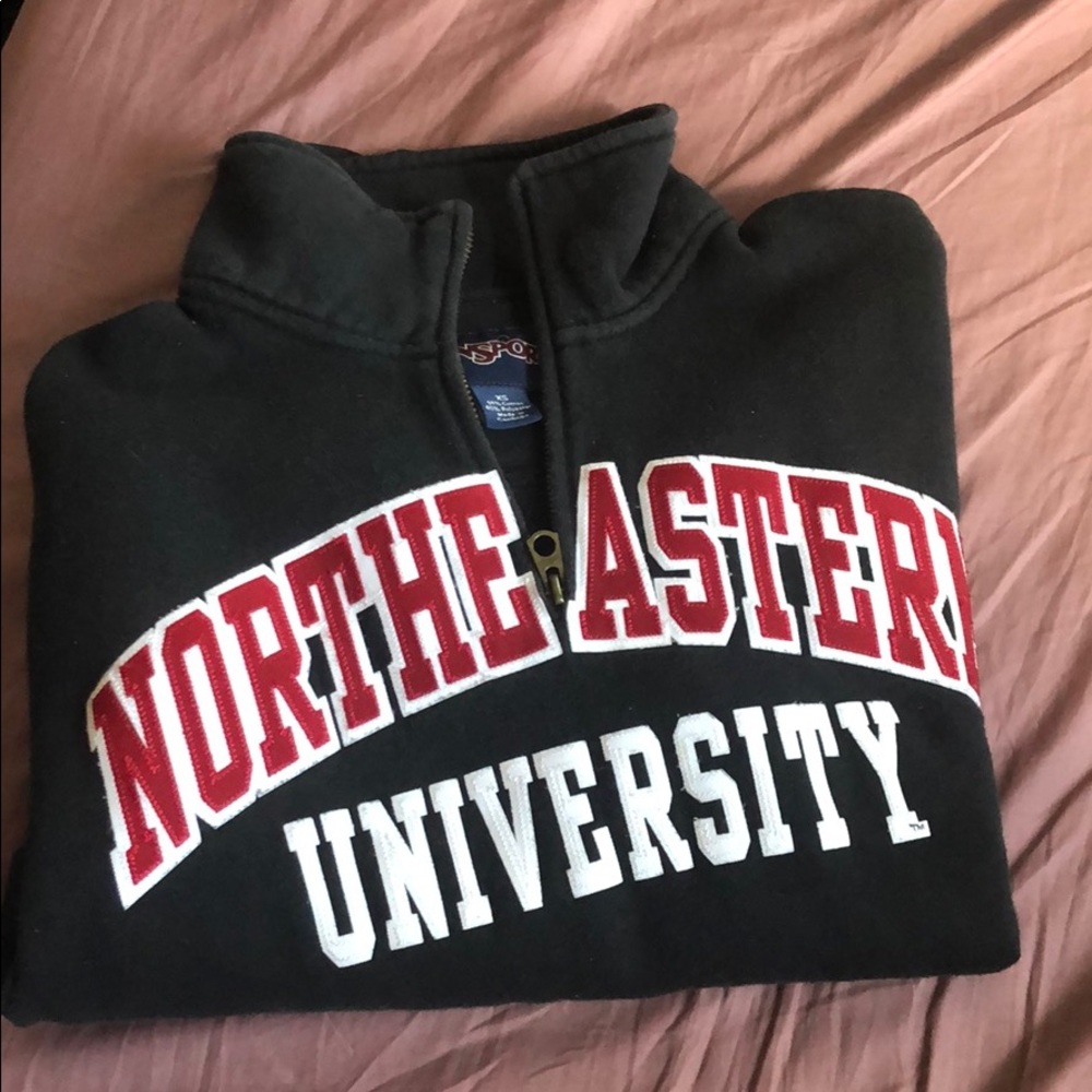 Northeastern University Quarter zip